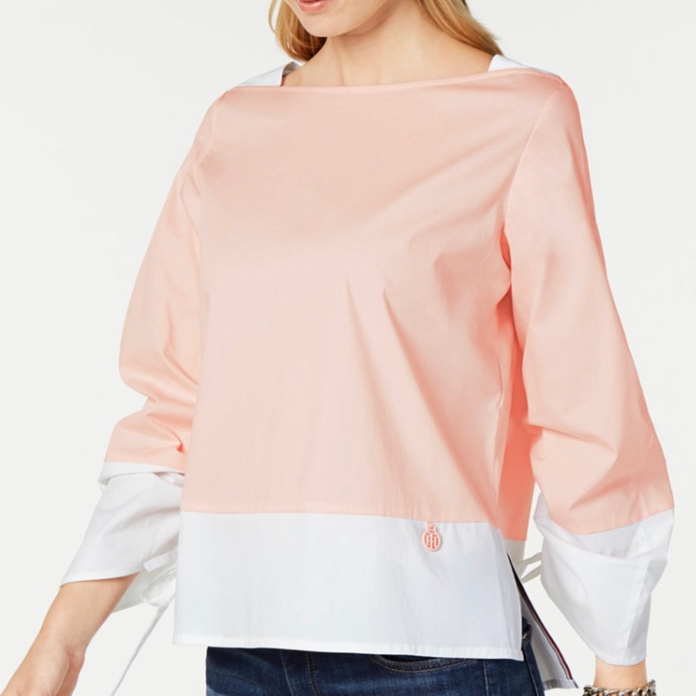 Tommy Hilfiger Colorblock drawstring sleeve